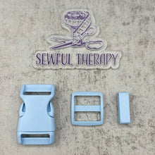 Load image into Gallery viewer, 1" Plastic Buckle Set: Side Release Buckle + Adjuster + Loop