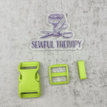 Load image into Gallery viewer, 1" Plastic Buckle Set: Side Release Buckle + Adjuster + Loop
