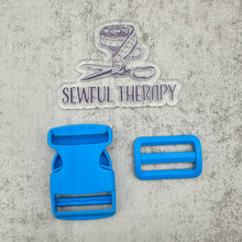 Load image into Gallery viewer, 1.5" Plastic Buckle Set: Side Release Buckle + Adjuster