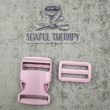Load image into Gallery viewer, 1.5" Plastic Buckle Set: Side Release Buckle + Adjuster