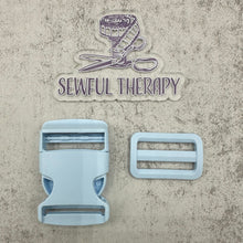 Load image into Gallery viewer, 1.5" Plastic Buckle Set: Side Release Buckle + Adjuster