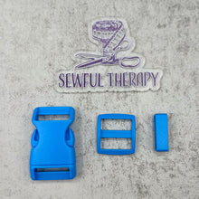 Load image into Gallery viewer, 1" Plastic Buckle Set: Side Release Buckle + Adjuster + Loop