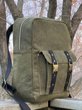 Load image into Gallery viewer, 12oz Waxed Canvas Olive