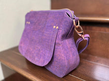 Load image into Gallery viewer, Portugal Cork Fabric Eggplant (PU Backing)