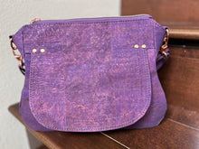 Load image into Gallery viewer, Portugal Cork Fabric Eggplant (PU Backing)
