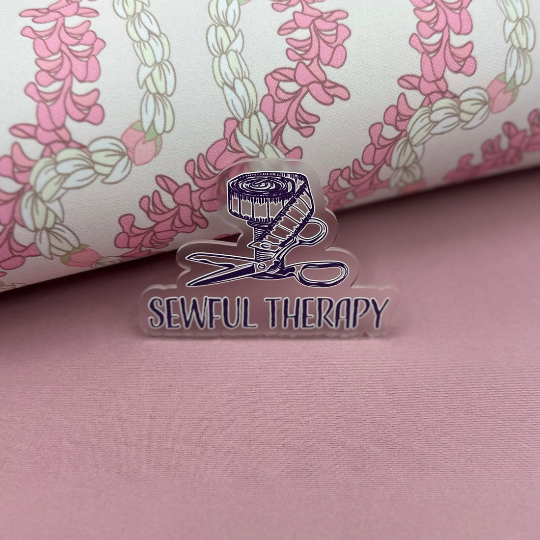 Pink Plumeria Neoflex V2 (2.0mm Thick) Half Yard