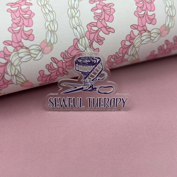 Pink Plumeria Neoflex V2 (2.0mm Thick) Half Yard
