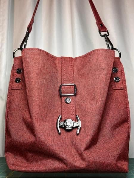 LINEN OXFORD - Red & Black