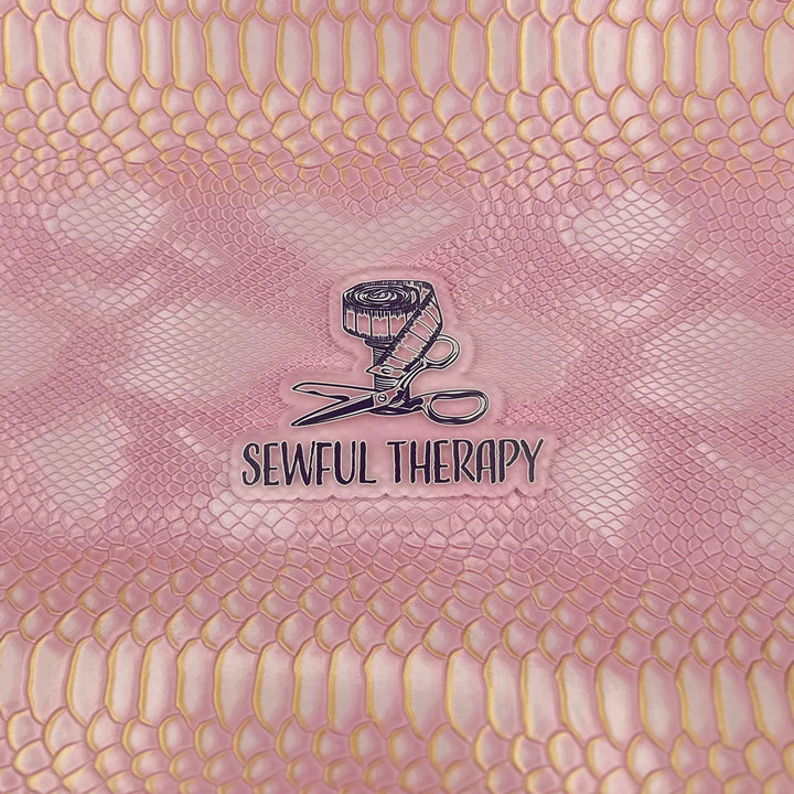 Lóngshēn Blush & Gold Vinyl (Half Yard)