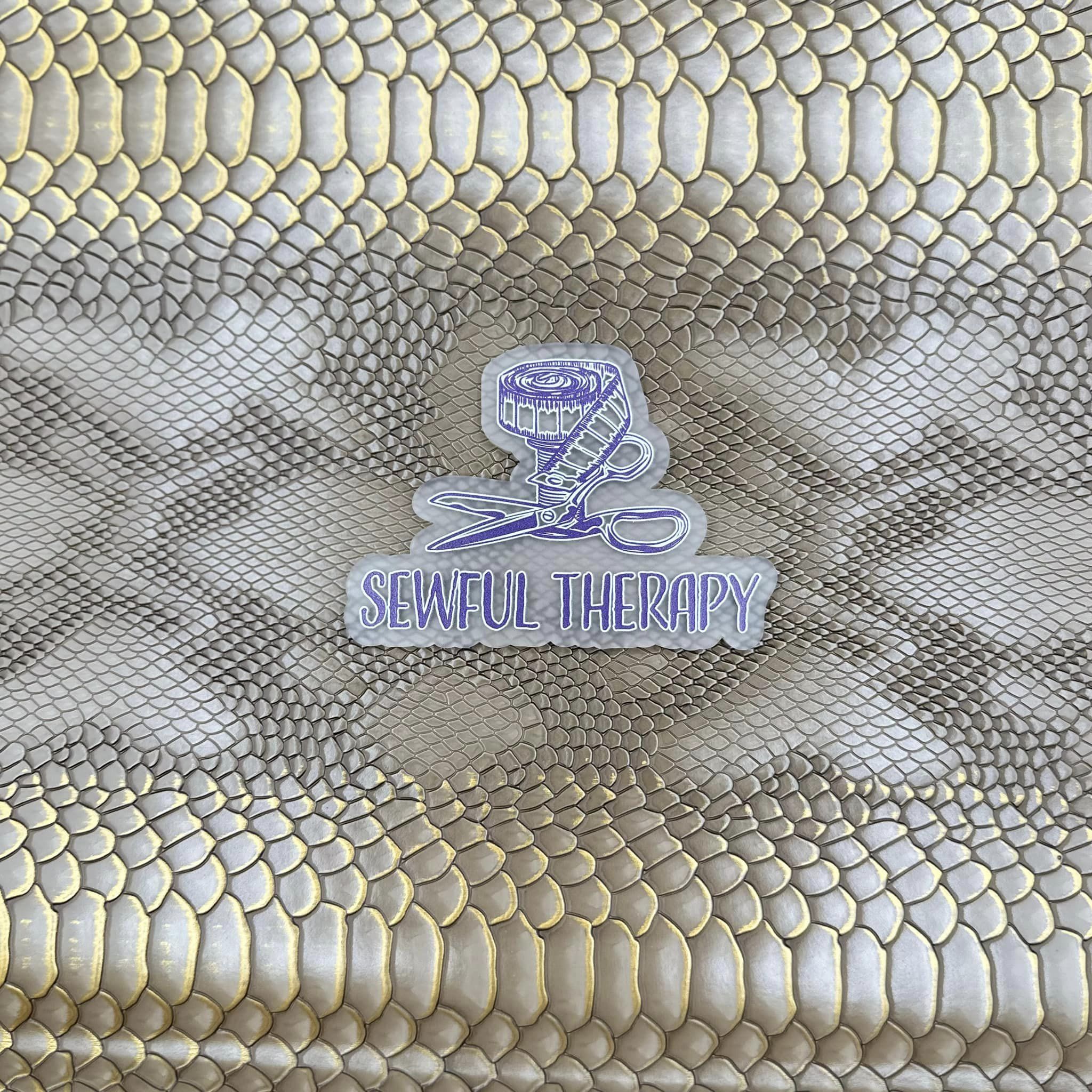 Lóngshēn Desert Dune & Gold Vinyl (Half Yard)