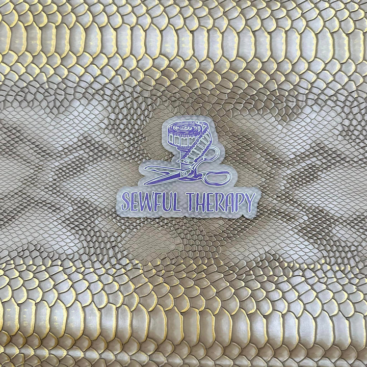 Lóngshēn Desert Dune & Gold Vinyl (Half Yard)