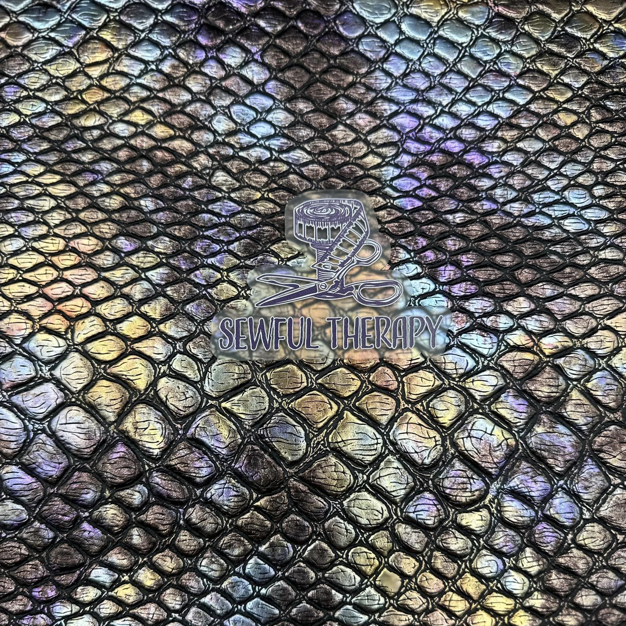 PREORDER 10-12 Business Weeks: Draconic Oil Slick Vinyl (Half Yard)