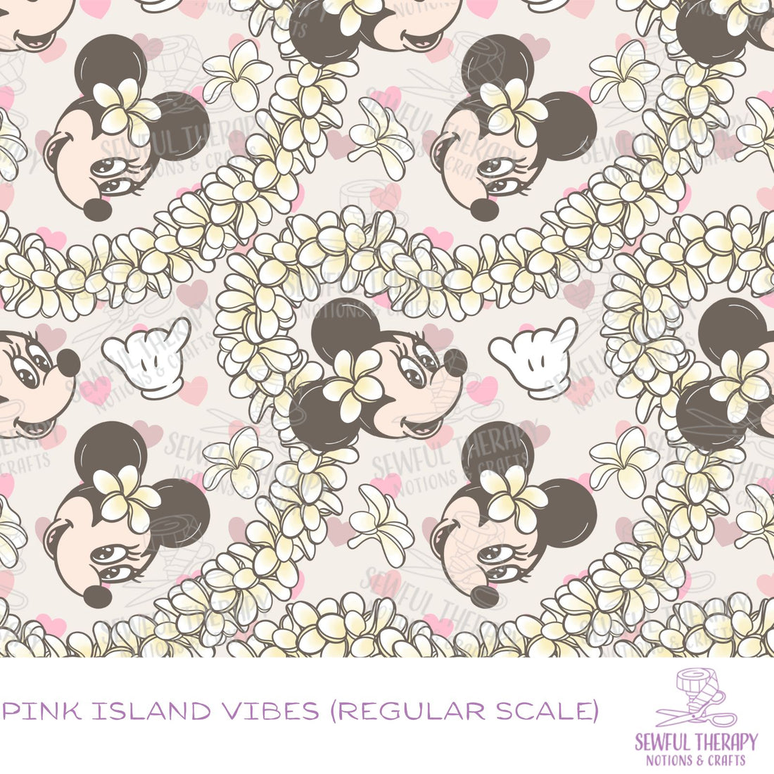 Pink Island Vibes Neoflex V2 (2.0mm Thick) Half Yard