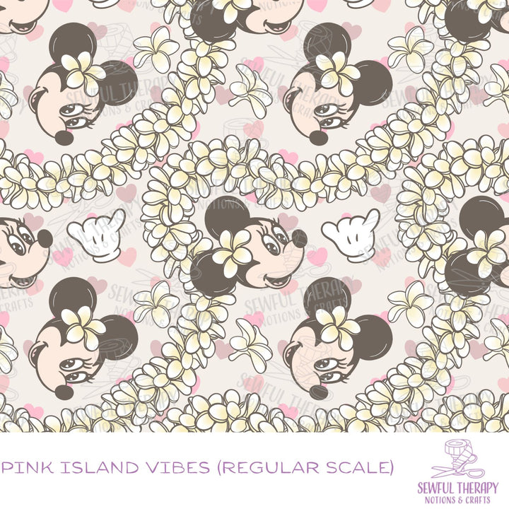 Pink Island Vibes Neoflex V2 (2.0mm Thick) Half Yard