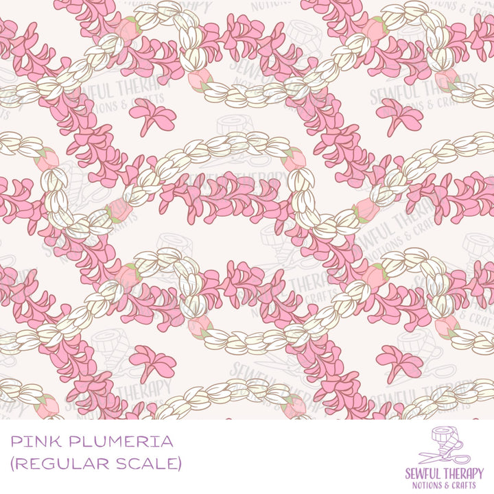 Pink Plumeria Neoflex V2 (2.0mm Thick) Half Yard