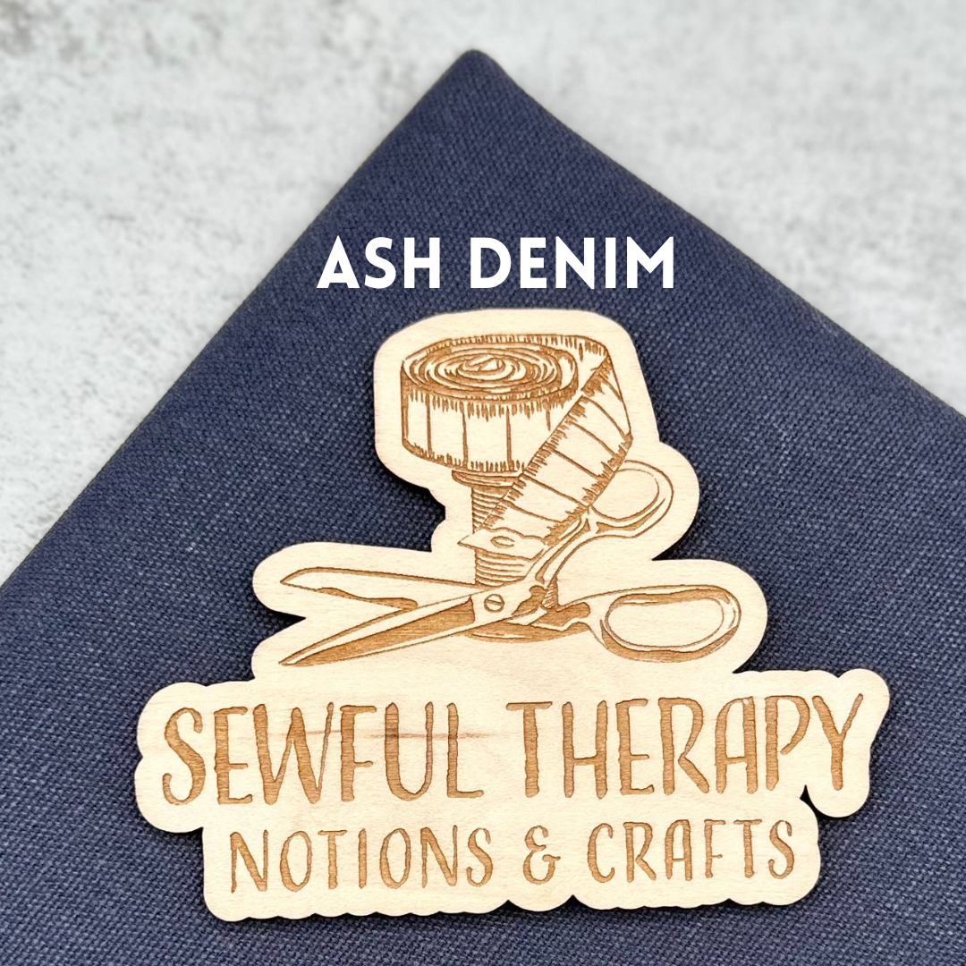 12oz Waxed Canvas Ash Denim