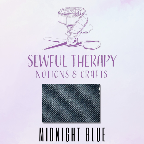 600D HEATHERED OXFORD - Midnight Blue 36