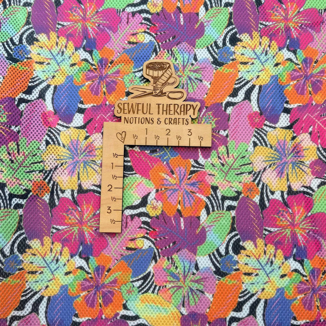 SewSquish Cloud (HY) - NEON TROPICAL FLOWERS