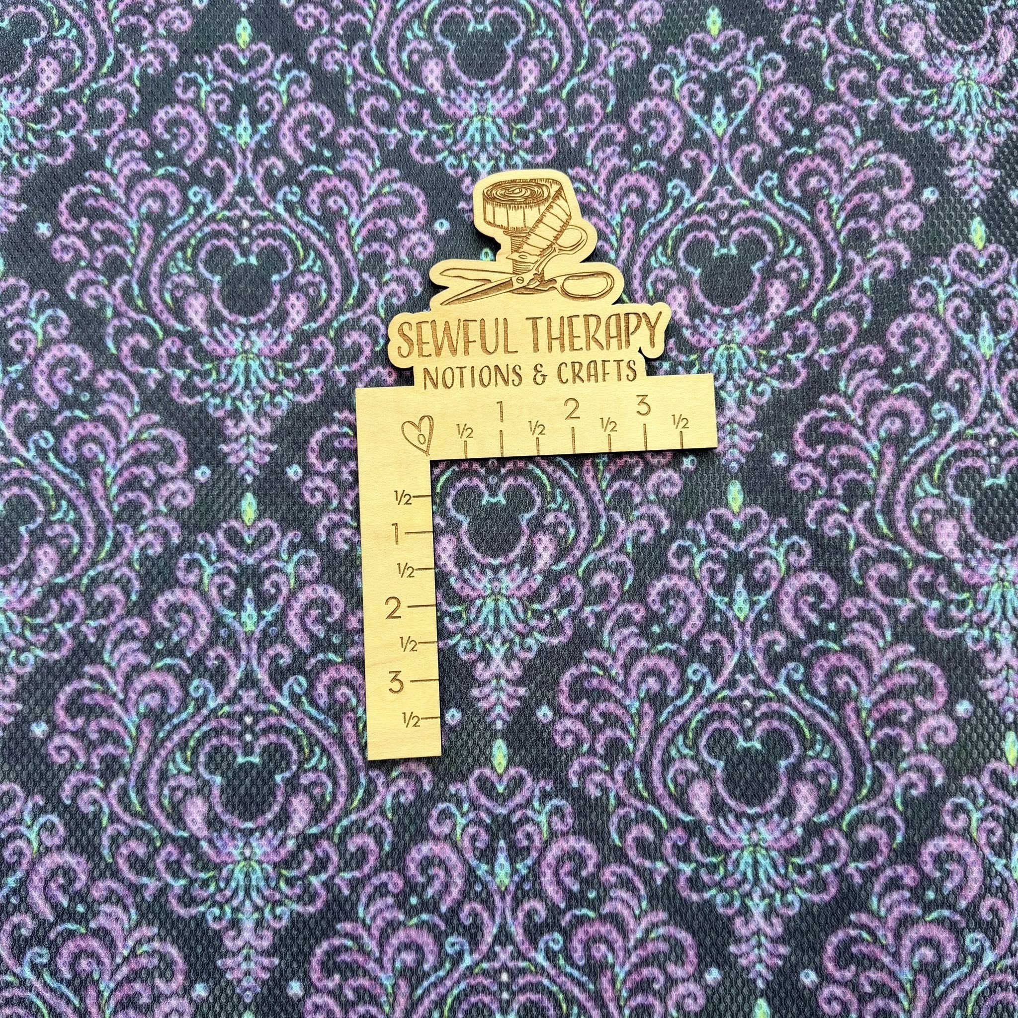 SewSquish Cloud (HY) - BLACK MOUSE DAMASK