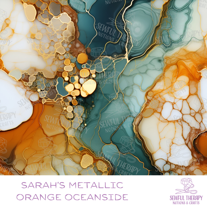 Sarah's Metallic Orange Oceanside 1000D WRO (YD)