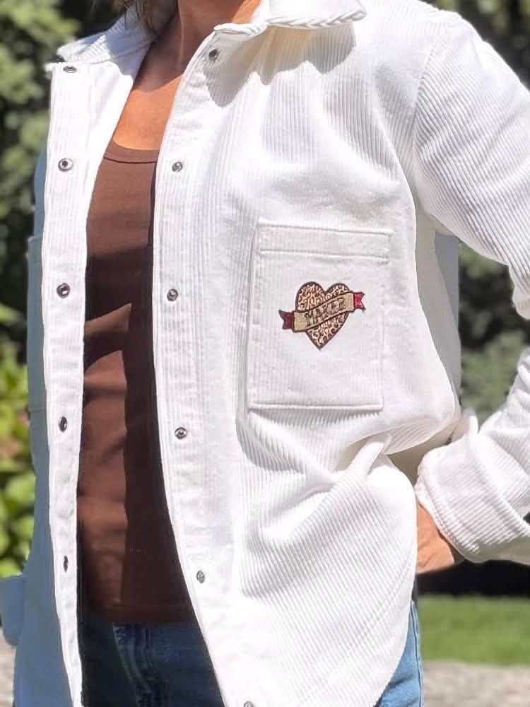 PREORDER 10-12 Business Weeks: White Corduroy - Yard