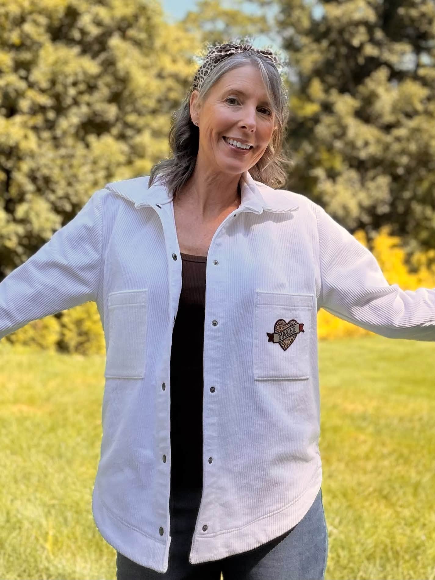 PREORDER 10-12 Business Weeks: White Corduroy - Yard