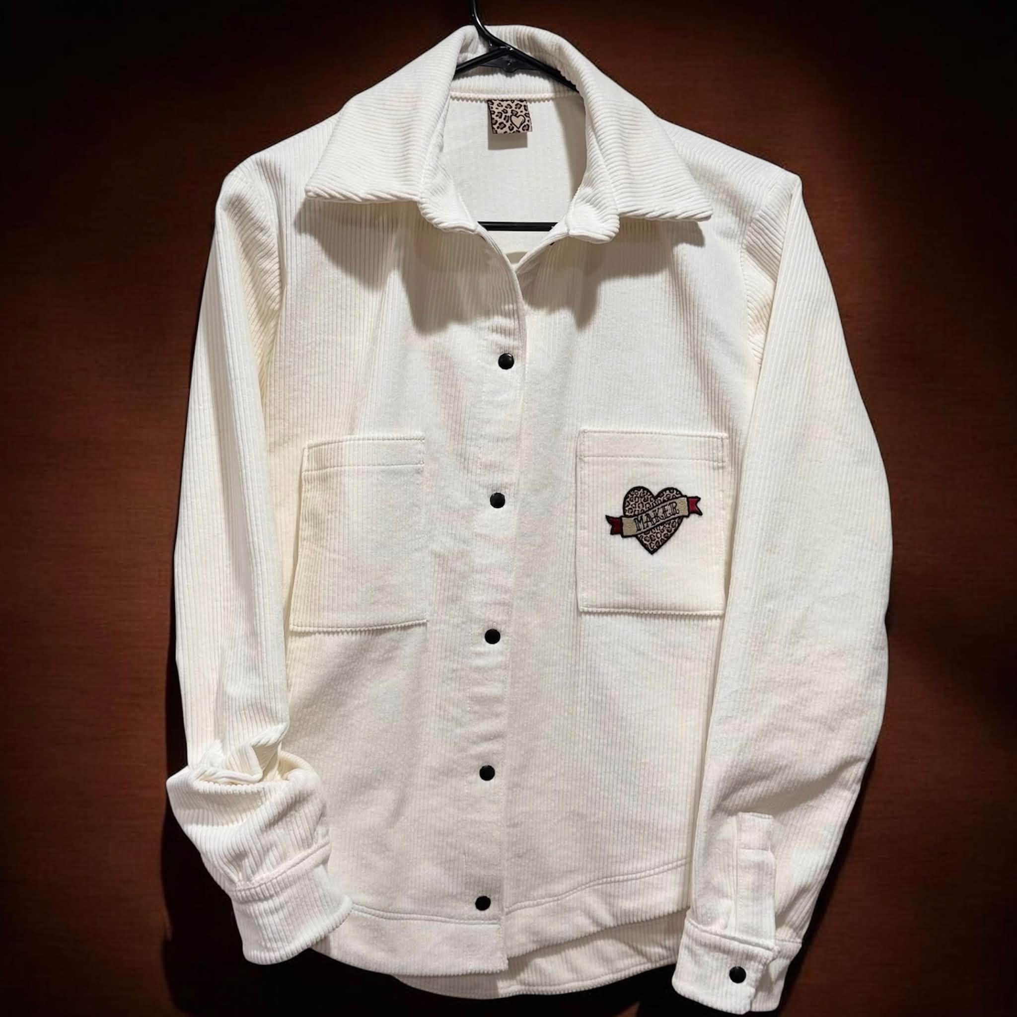 PREORDER 10-12 Business Weeks: White Corduroy - Yard