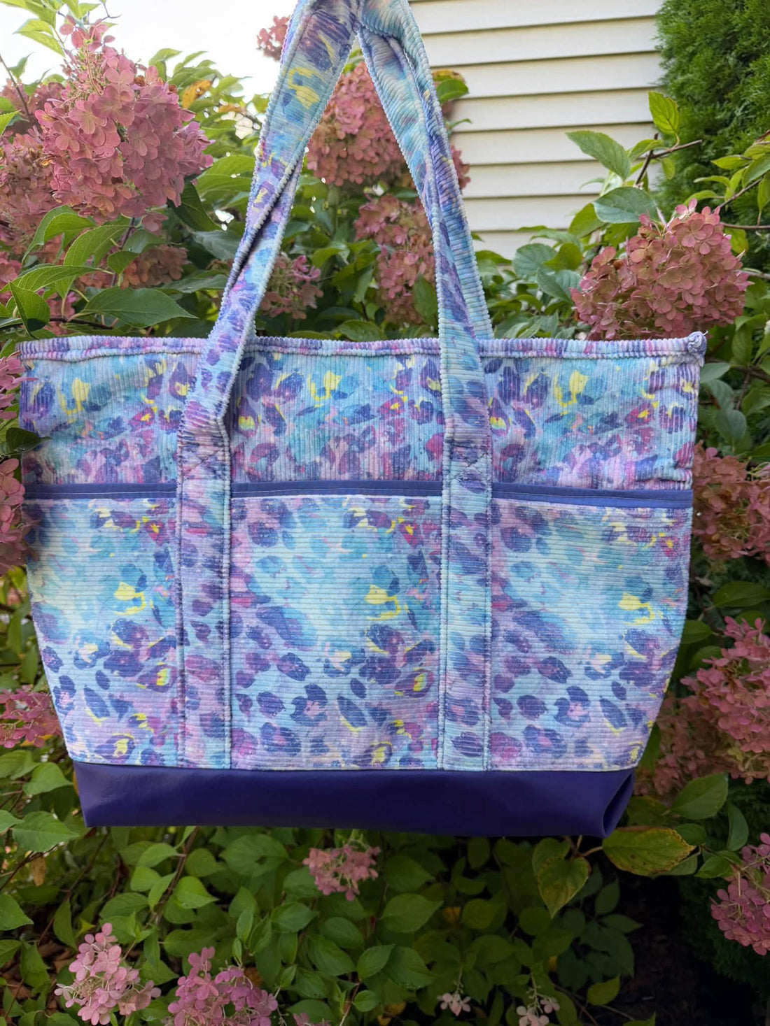 PREORDER 10-12 Business Weeks: Blurple Leopard Corduroy - Yard (Regular Scale)