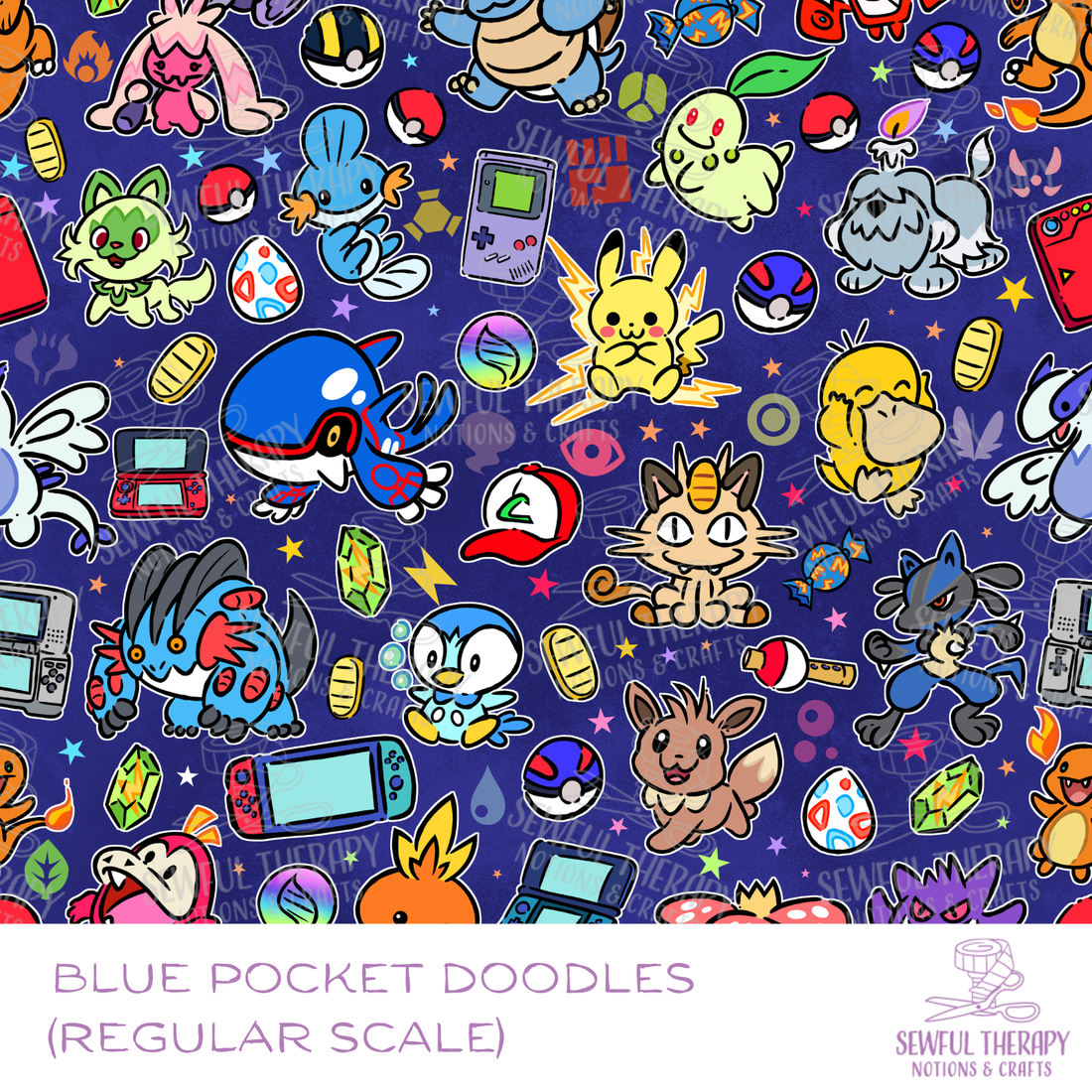 PREORDER 10-12 Business Weeks: Blue Pocket Doodles (Regular Scale)