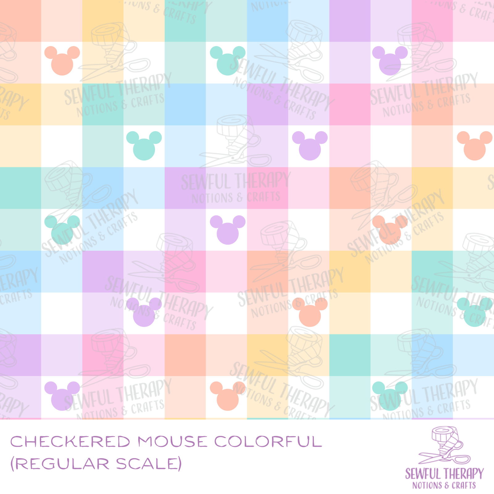 PREORDER 10-12 Business Weeks: Checkered Mouse (Regular Scale)