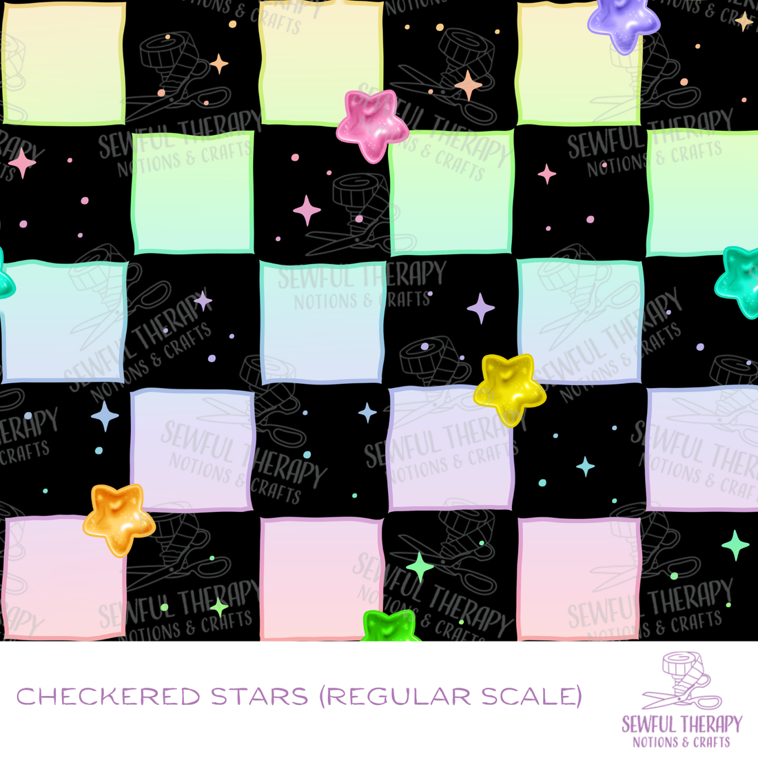 PREORDER 10-12 Business Weeks: Checkered Stars (Regular Scale)