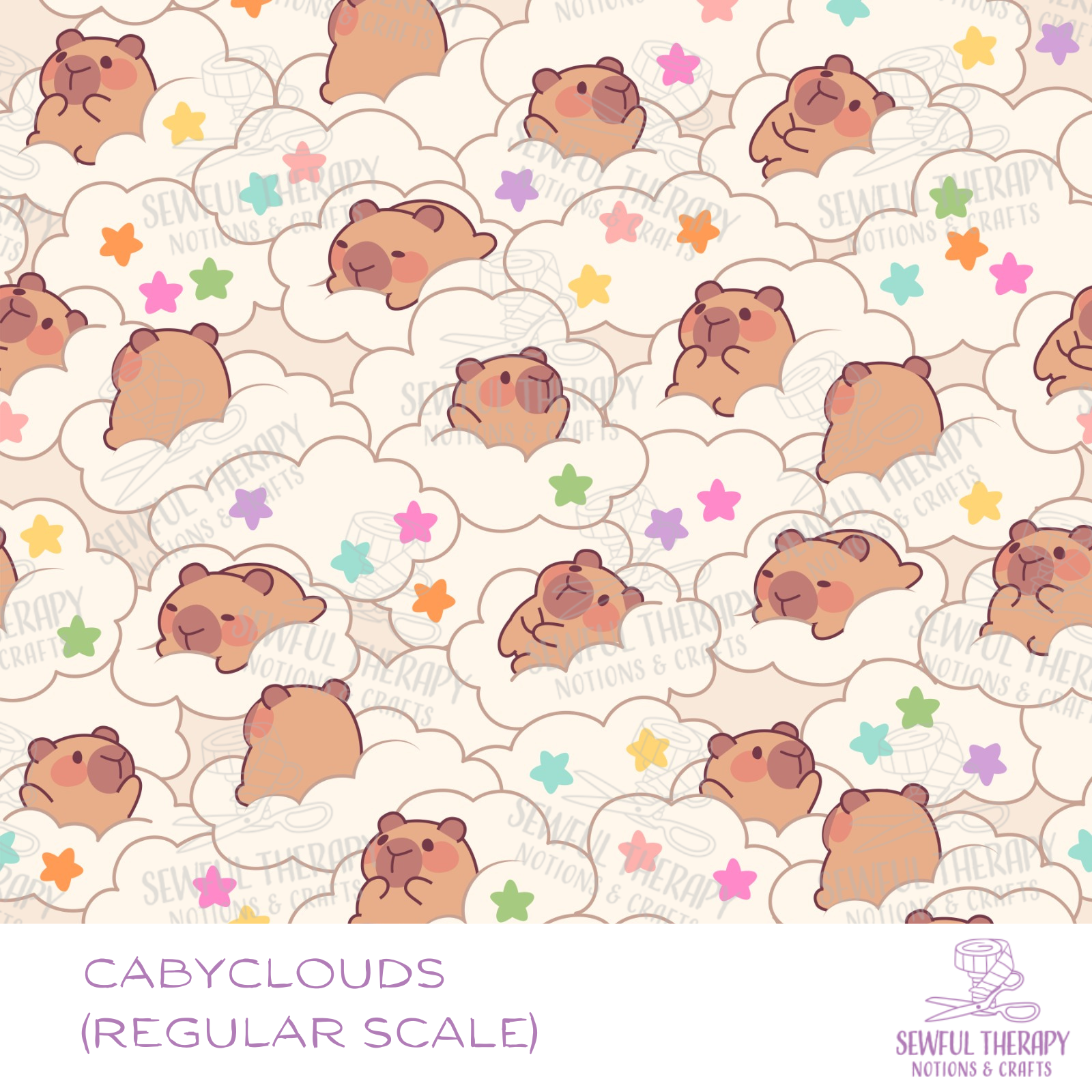 PREORDER 10-12 Business Weeks: SewSquish Cloud (HY) - CAPYCLOUDS