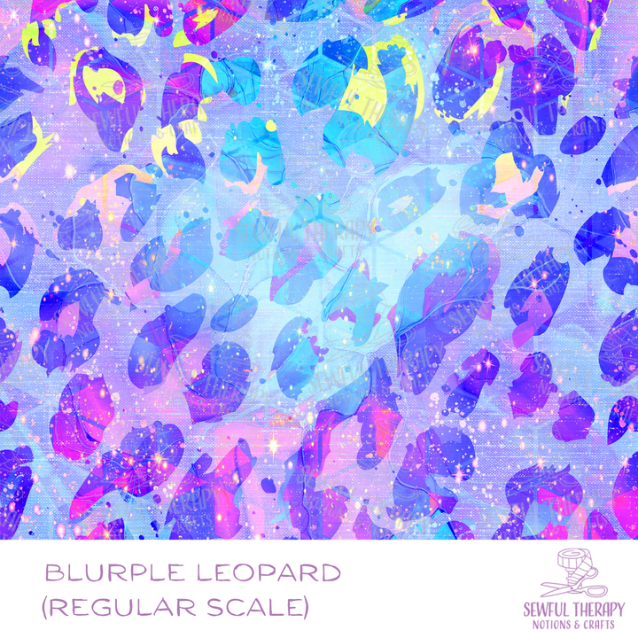 Blurple Leopard SEWLUXE (YD)