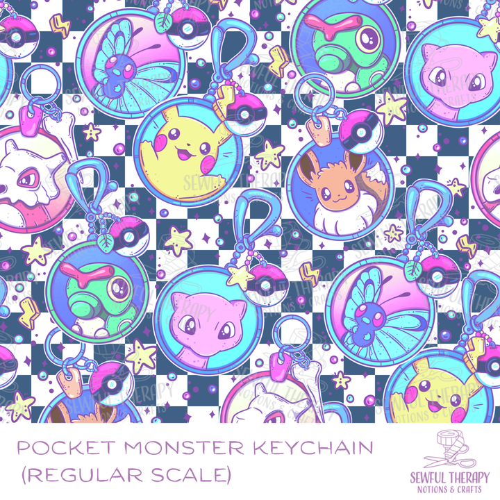 Pocket Monster Keychain SewSmooth (YD)