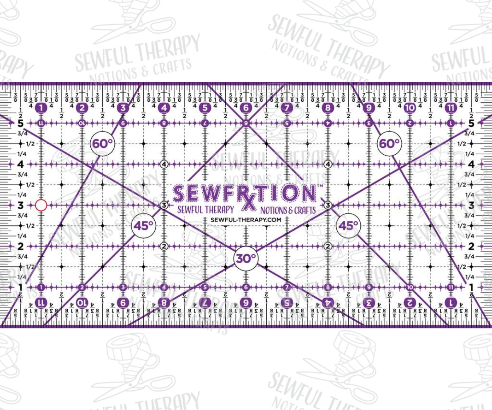 PREORDER 10-12 Business Weeks: Sewfrxtion™ Acrylic Rulers
