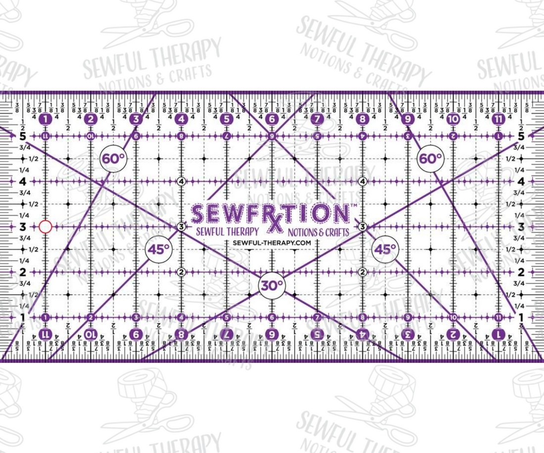 PREORDER 10-12 Business Weeks: Sewfrxtion™ Acrylic Rulers