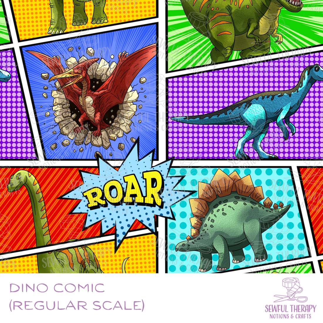 Dino Comic Hexatex (YD)
