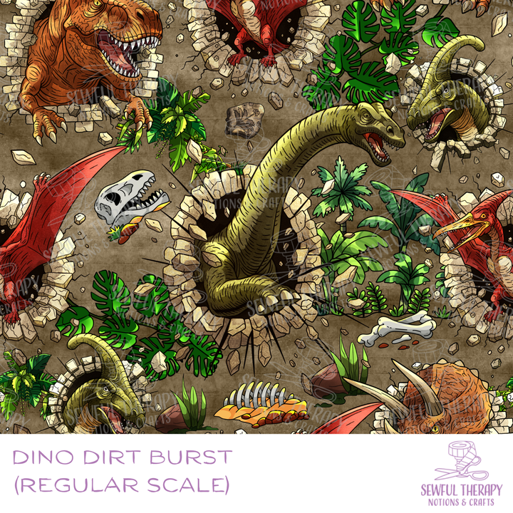Dino Dirt Burst Hexatex (YD)