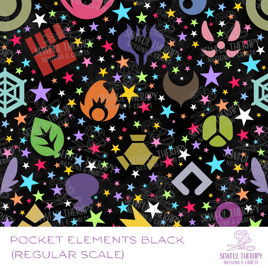 Pocket Element Black Hexatex (YD)
