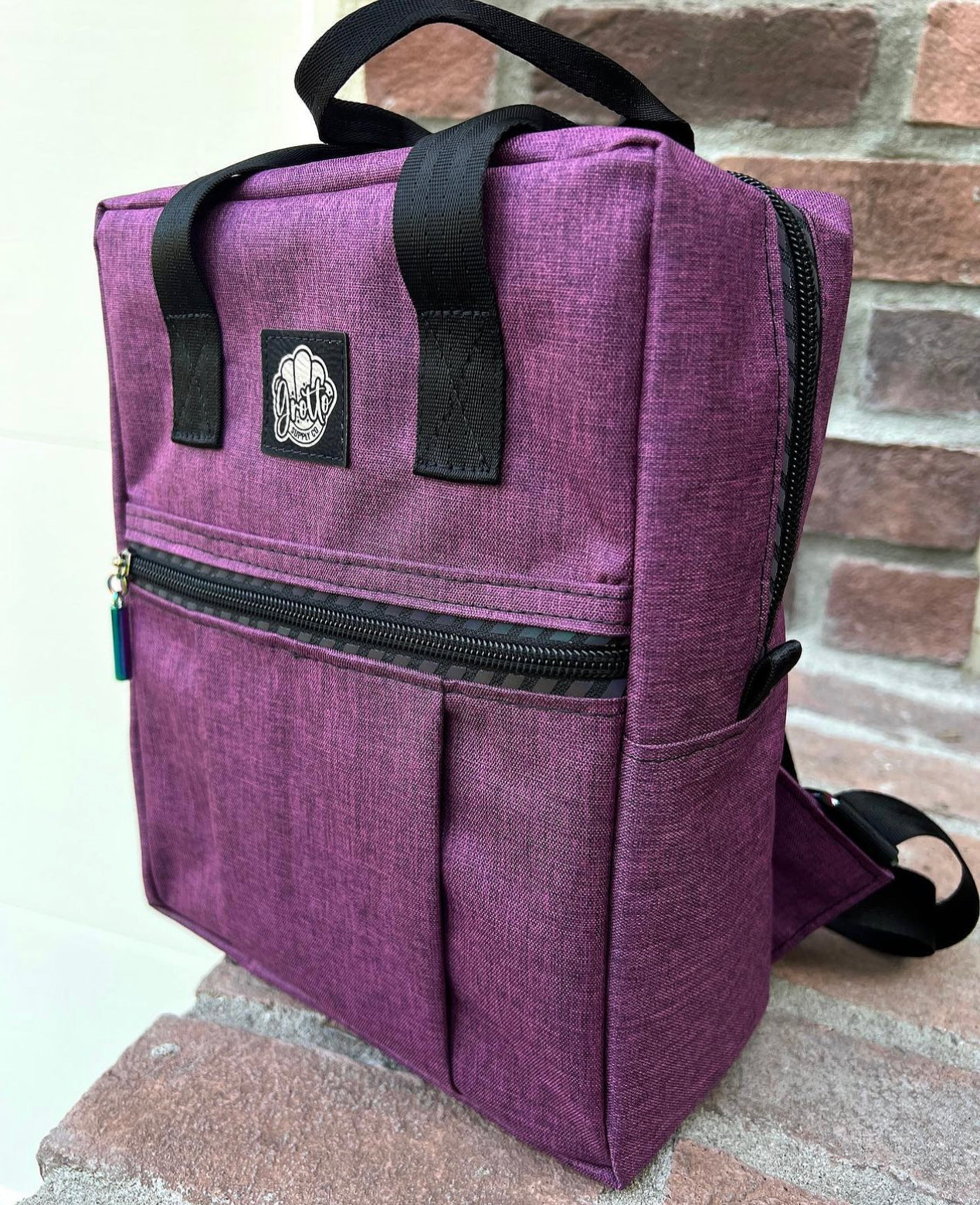 LINEN OXFORD - Plum