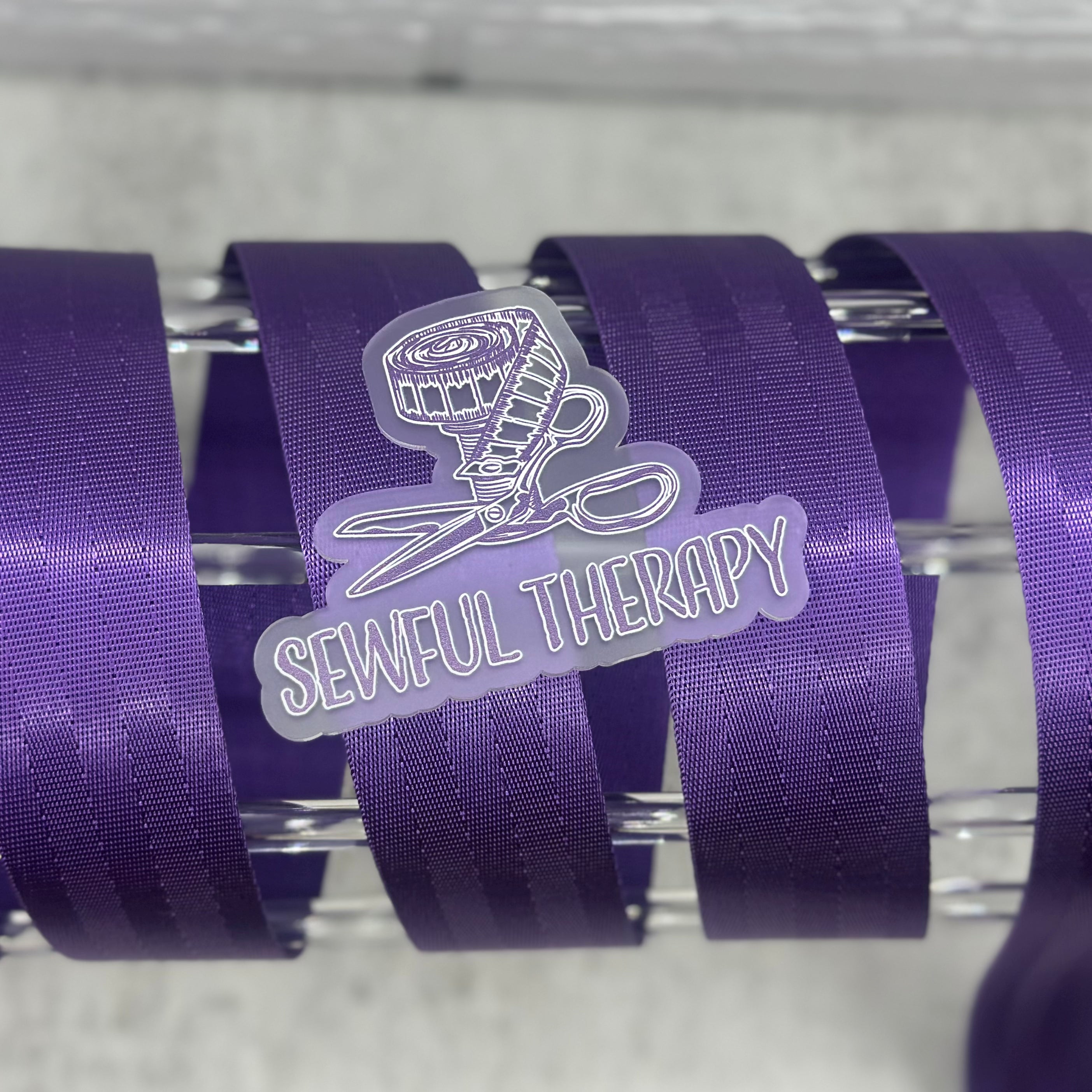 Royal Purple Seatbelt Webbing (Precut 3 Yards): 0.5", 1”, 1.5”