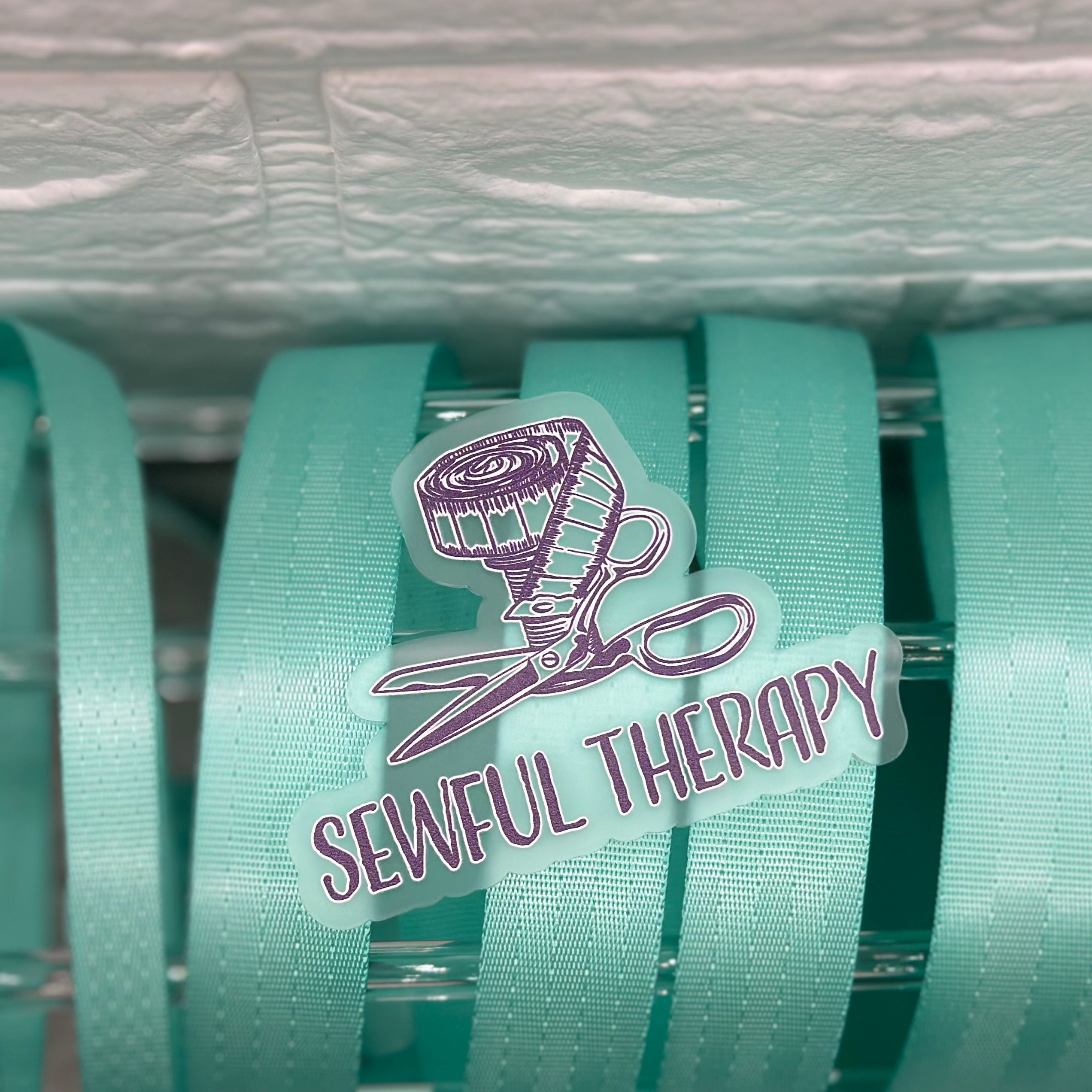 Mint Seatbelt Webbing (Precut 3 Yards): 0.5", 1”, 1.5”