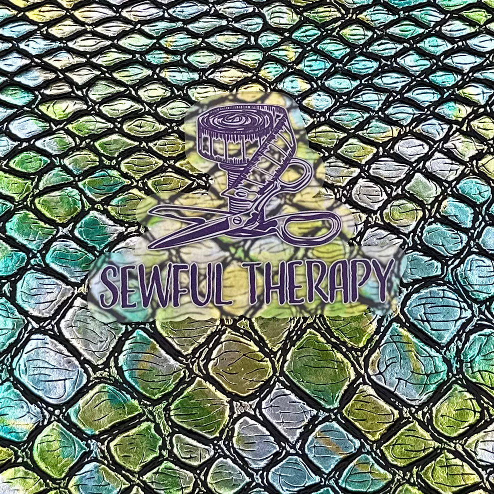 PREORDER 10-12 Business Weeks: Draconic Celestial Lime Vinyl (Half Yard)
