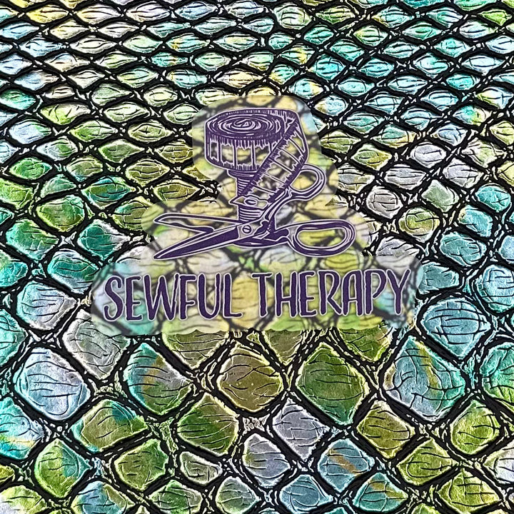 PREORDER 10-12 Business Weeks: Draconic Celestial Lime Vinyl (Half Yard)