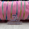 #5 Rainbow Teeth Striped Zipper Tape (3 Yard Precut)