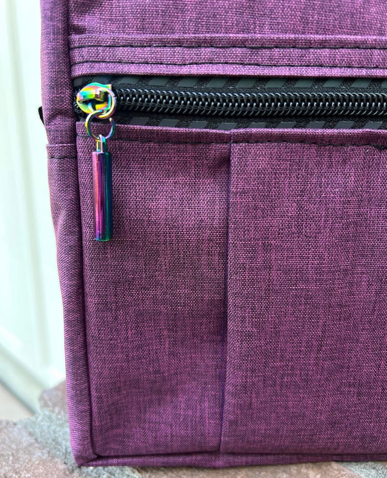 LINEN OXFORD - Plum
