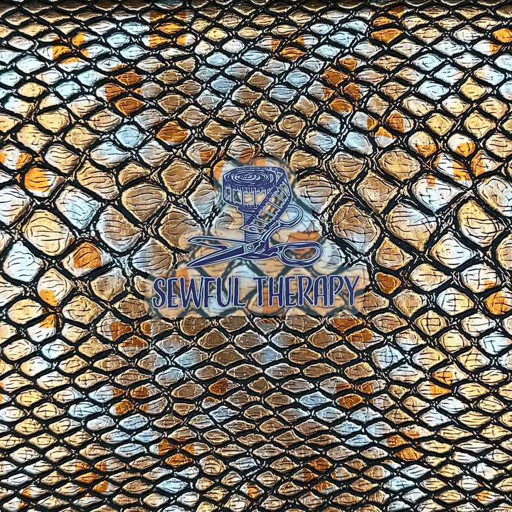 PREORDER 10-12 Business Weeks: Draconic Steel Flame Vinyl (Half Yard)