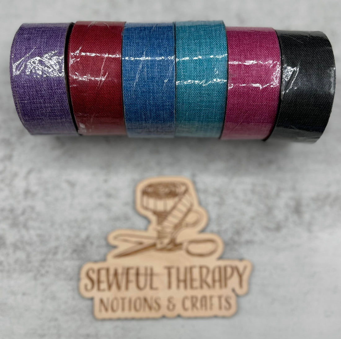 LINEN OXFORD ADHESIVE 1” BINDING (10 Yards Roll)