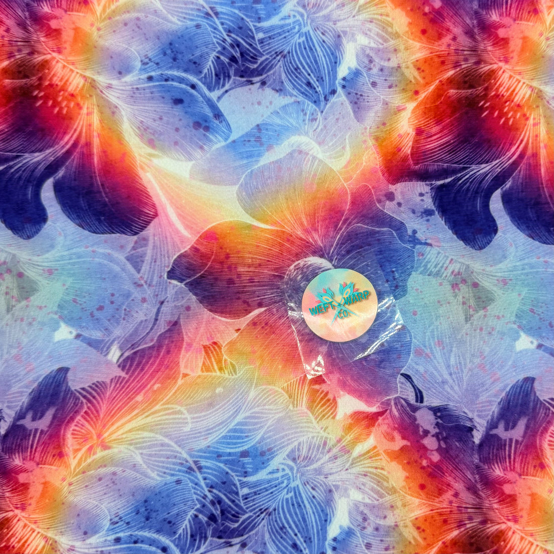 Weft & Warp Slick - Lens Flare Floral (Yard)