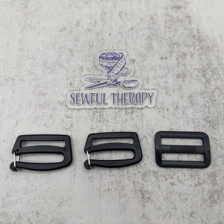 1.5” Quick Release Strap Extender Set (2 strap clip + 1 triglide)